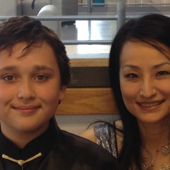 with pianist Monica Kim